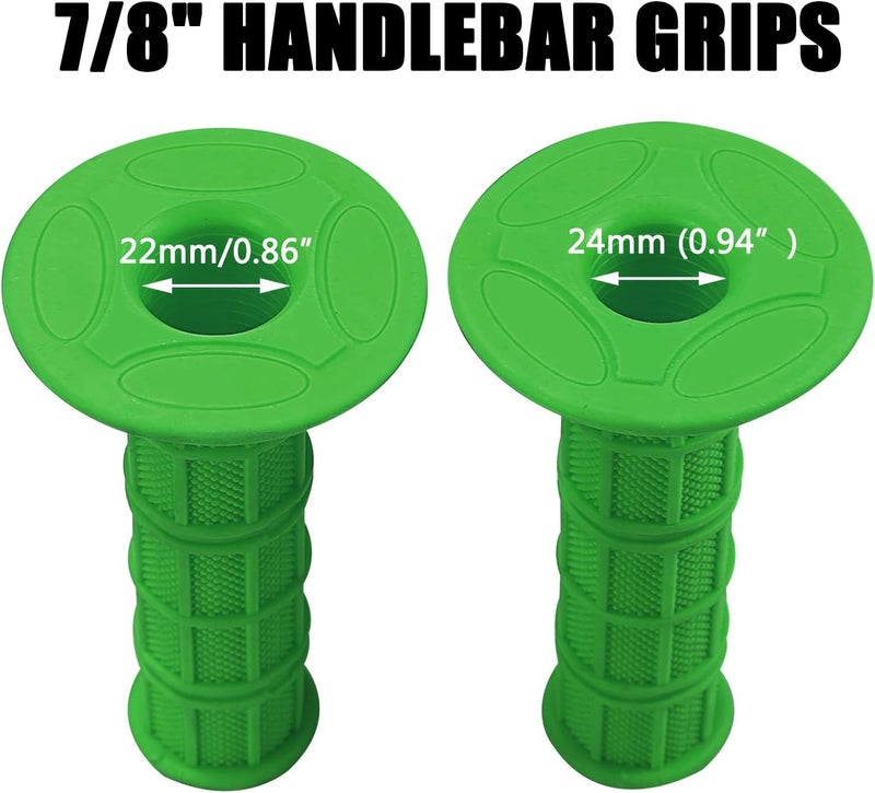 HOLATO 7/8" Handlebar Grips for 50cc-125cc CRF70 CRF80 TRX450 TTR90 TTR110 TTR125 PW80 RM80 DR650 KLX250 KLX300 KX65 SSR125 Pit Dirt Bike ATV Quad Motocross Motorcycles CT100U CT200U Mini Bike - Image 4